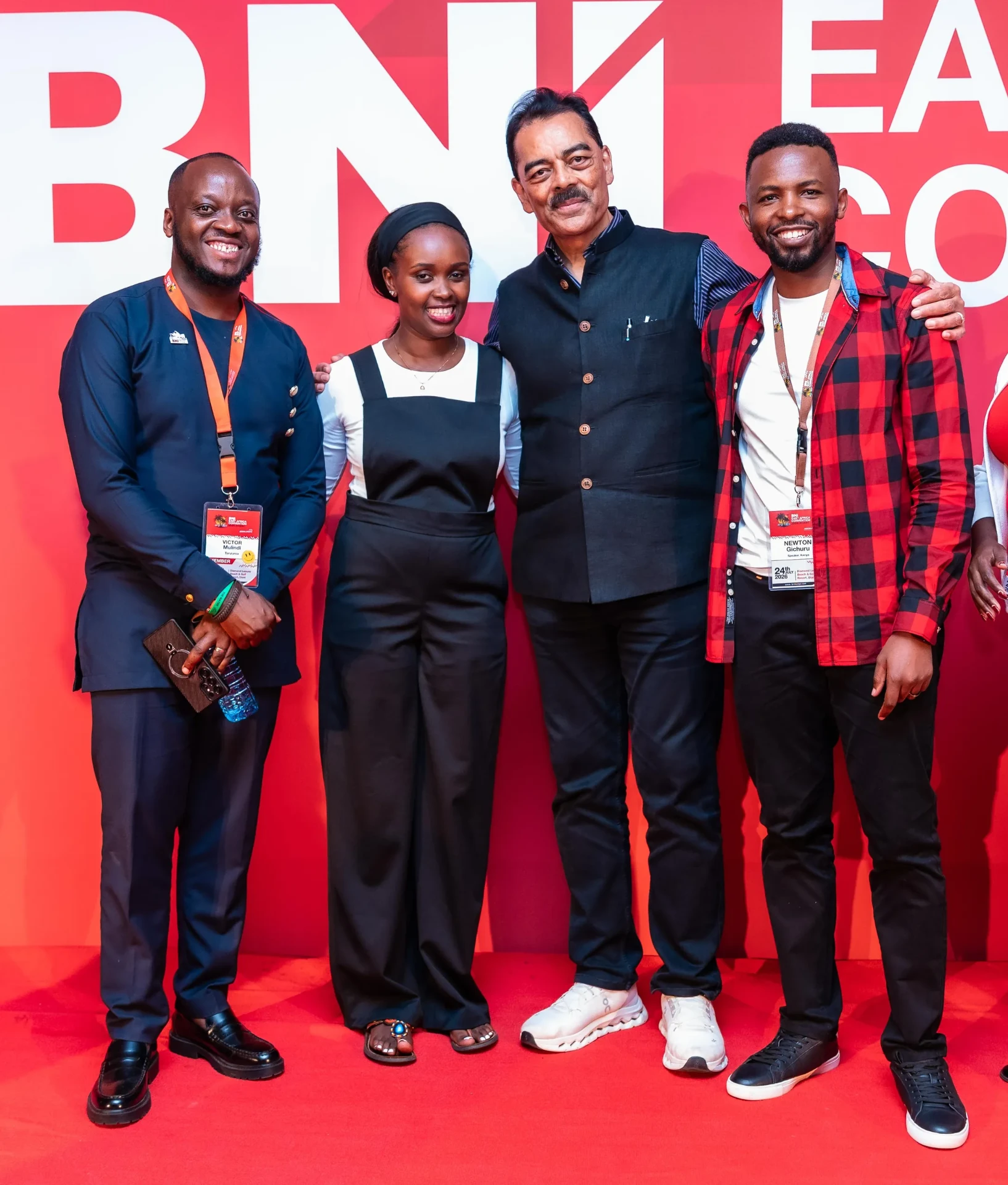 Newton Gichuru with BNI East Africa Convention delegates