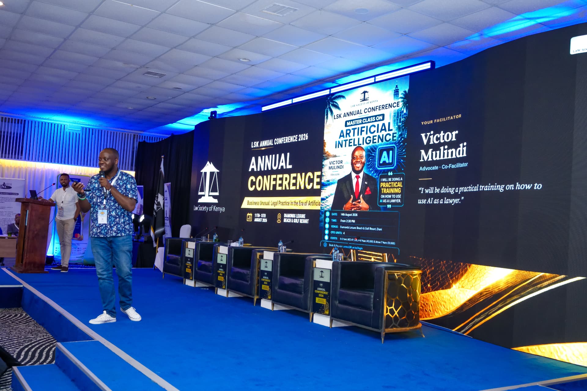 The LSK Annual Conference 2026 stage during the artificial intelligence master class